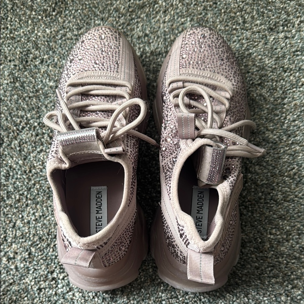 Steve Madden Women's Maxima Sparkle Sneakers